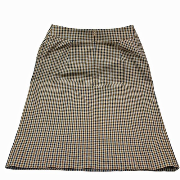 AQUASCUTUM LONDON‎ Check Pencil Skirt - Picture 7 of 8